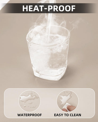 Small Desk Mat,Leather Desk Pad Protector,Desk Mouse pad,Office Desk mat,Laptop Mat for Desk, Non-Slip PU Leather Desk Blotter,Waterproof Desk Writing Pad for Office/Home(23.6"x13.8",Apricot)