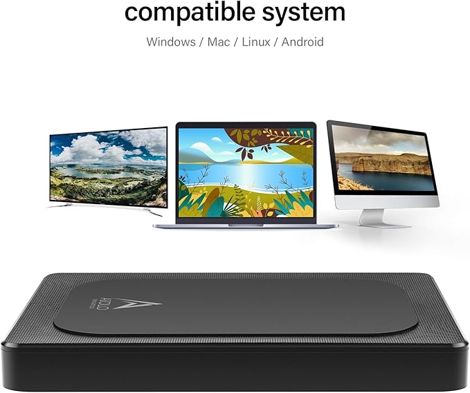 5TB External Hard Drive Ultra Slim Portable HDD-USB 3.0 for PC, Mac, Laptop, PS4, Xbox one,Xbox 360 Model A4