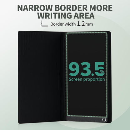 LCD Writing Tablet for Adults: 6.5 Inch with Leather Case Full Screen Reusable Digital Notepad Portable Use for Office Study Teaching