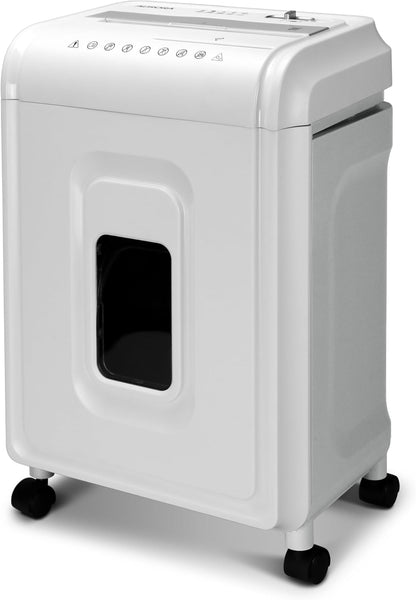 Aurora Anti-Jam 12-Sheet Cross-Cut Paper/CD and Credit Card Shredder with 4 Gallon Pullout Basket/Security Level P-4