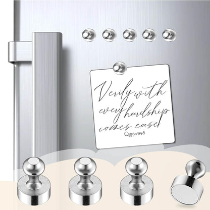 25Pcs Strong Fridge Magnets, Refrigerator Magnets for Whiteboard, Magnetic Push Pins Small Whiteboard Magnets for Classroom, Magnetic Decorative Magnets, Locker Accessories and Dry Erase Magnets