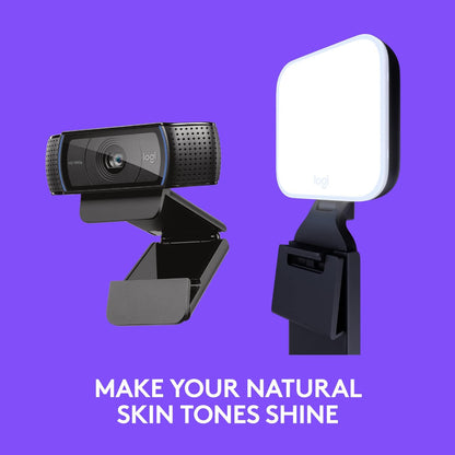 Logitech C920x HD Pro + Logitech for Creators Litra Glow - The Perfect Solution for Great on-Camera Looks