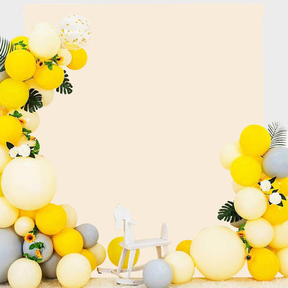 Cream Photo Backdrop for Photoshoot Cream Background for Photography Photo Backdrop Curtain for Party 8 x 10 FT