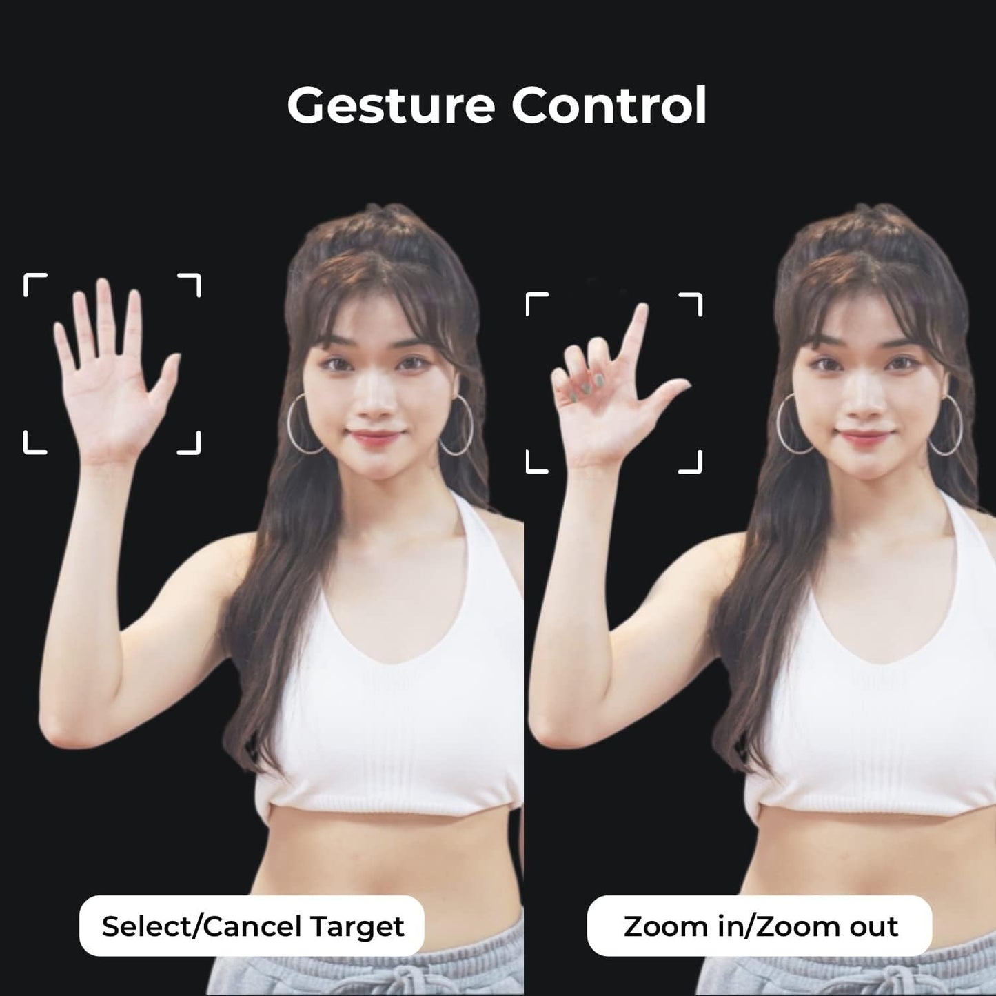 OBSBOT Tiny PTZ 4K Webcam, AI Powered Framing & Autofocus, 4K Video Conference Camera with Dual Omni-Directional Microphones, Auto tracking with 2 axis gimbal,HDR,60 FPS,Low-Light Correction,Streaming