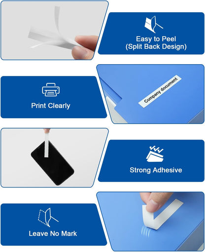 3-Pack TZe-231 TZ Tape 12mm 0.47 Laminated White Compatible with P Touch Label Maker Tape TZe-231 TZ-231 TZe231 Black on White Use with Ptouch PT-D220 D210 H110 D400 D600, 1/2 Inch x 26.3 ft