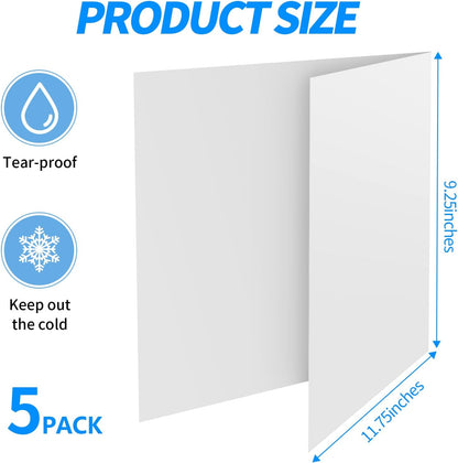 Laminator Carrier Sleeve Lamination Carrier Thermal Laminating Carriers Sheets Thermal Carrier Sheet for Laminator with All Brand Laminating Pouch (5, Letter Size)