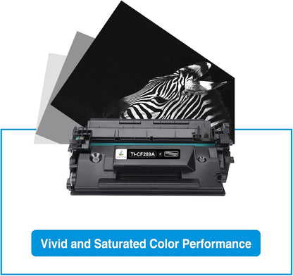 CF289A Black Toner Cartridge Compatible Replacement for HP 89A Black Toner Cartridge CF289A 89X CF289X for Enterprise M507 M507n M507dn M507x MFP M528dn M528f M528c M528z M528 Series Printer (4-Pack)
