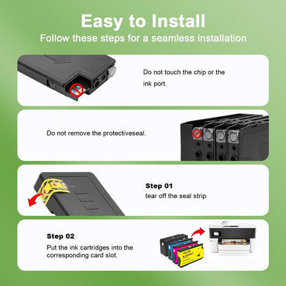 952XL Cyan Ink Cartridges with Upgrade Device Replacement for HP 952 XL Combo Pack for HP Officejet Pro 7740 8720 8710 8210 8715 8740 8702 8730 8725 Printers (952XL Cyan High-Yield 2 Packs)