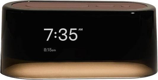 Loftie Alarm Clock with Sound Machine – Smart Alarm Clock w/Light, White Noise, Bluetooth Speaker, Night Light, 100+ Sounds, Blackout Mode, No WiFi Mode, Optional Subscription, Coffee
