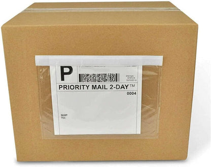 7.5'' x 5.5'' Packing List Pouches, Shipping Label Envelopes Clear Adhesive Top Loading Packing List - 1000 Packs