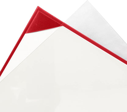 40 PCS Smooth Diploma Certificate Cover 8 1/2" x 11" Red