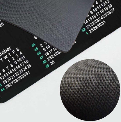 Calendar Mouse pad, 2025 Calendar Vertical Edition Natural Rubber Quality Creative Gaming Mouse Pad Rectangle Mouse Personalized Desk Mouse Pad 9.5 inch x 7.9 inch