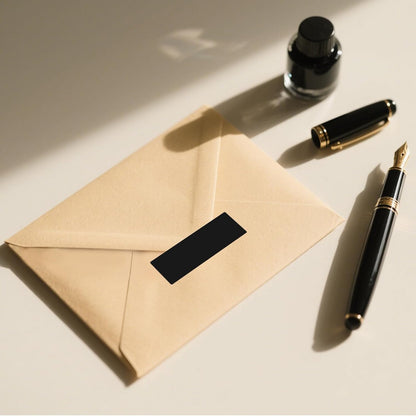 Black Rectangle Color Coding Labels 3 × 1 Inches, Self-Adhesive Writable Waterproof Vinyl Blank Sticker Roll for Office Home School Business 1000 PCS