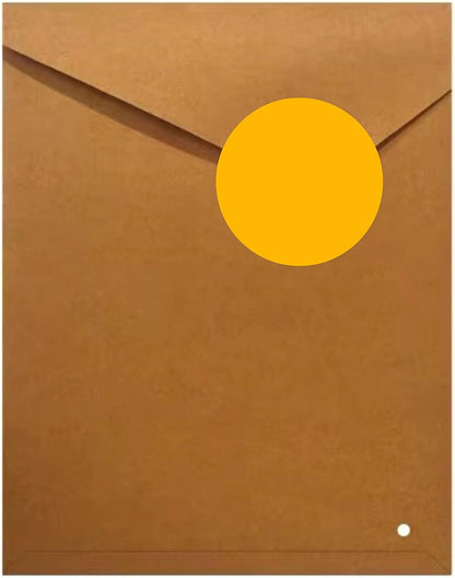 PARLAIM 2" Round Color Coding Stickers, 500 Circle Dot Labels, in Dispenser Box for Inventory Food Retail Office (Fluorescent Orange)