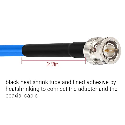 XRDS -RF 75FT SDI Cable, 3G/6G-SDI Cable BNC Digital Video Cables 75 Ohm RG59 BNC Male Cables for 3G/6G HD SDI Monitor Video Recorder Converter Splitter Security Camera