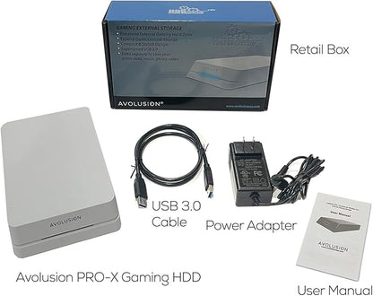 Avolusion HDDGEAR PRO 14TB 7200RPM USB 3.0 External Hard Drive (for Windows or MacOS, Desktop & Laptop)