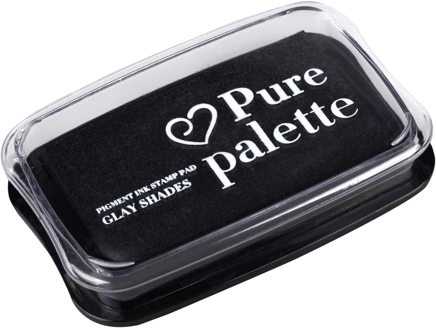 Large Finger Ink Pads for Kids Washable Craft Ink Stamp Pads, DIY for Rubber Stamps, Paper, Scrapbooking, Wood Fabric, Best Gift for Kids (3 x2inch Black)