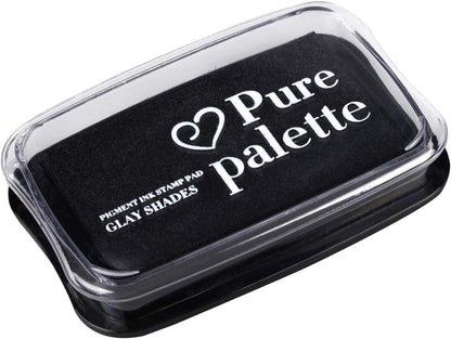 Large Finger Ink Pads for Kids Washable Craft Ink Stamp Pads, DIY for Rubber Stamps, Paper, Scrapbooking, Wood Fabric, Best Gift for Kids (3 x2inch Black)