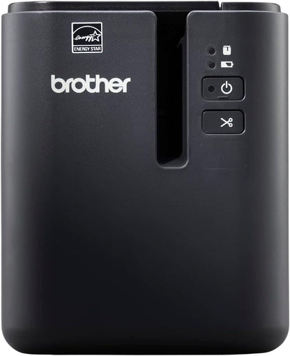 Brother PT-P900C High-Resolution Industrial Desktop Label Printer,Black