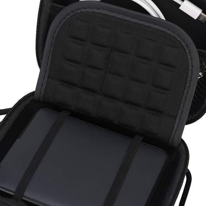 Lacdo Hard Drive Carrying Case for Seagate Portable/Seagate One Touch/Game Drive for PS5 / Ultra Touch Portable External Hard Drive HDD 1TB 2TB 4TB 5TB USB 3.0 Shockproof Travel Bag, Full Black