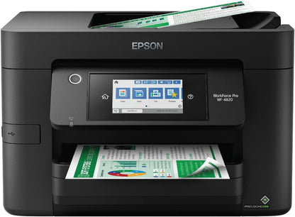 Epson® Workforce® Pro WF-4820 Wireless All-in-One Printer and EcoTank ET-2400 Cartridge-Free Supertank Printer Bundle