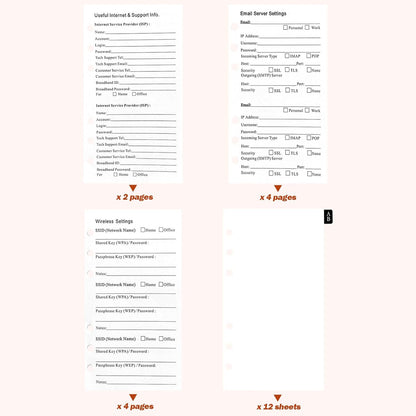 BTSFTOGET Small Password Book with Alphabetical tabs. 316 Pages Lockable Password Keeper Journal Notebook for Computer & Website Logins, Brown Leatherette Hardcover, 7.5in x 5.5in