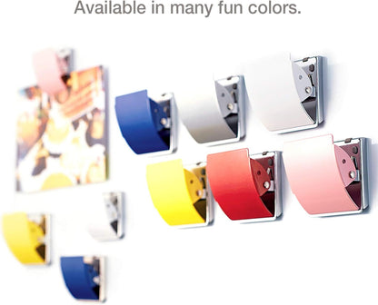 Extra Strong Magnetic Binder Clips, Set of 3 Large Silver Clips for Fridge, Office, and Home Use