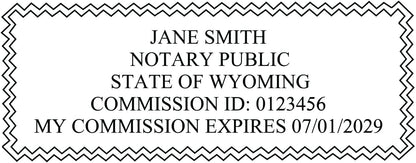 Trodat 4913 Self Ink Notary Stamp - Rectangular, 7/8" x 2-3/8", Plastic, Black, Red, or Blue