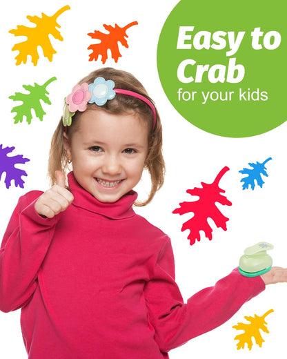 UCEC Oak Leaf Hole Punch 1 Inch, Paper Punches for Crafting, Craft Lever Punch Handmade for Paper Crafting, Thanksgiving Day, Scrapbooking, Cards Decoration, DIY Arts