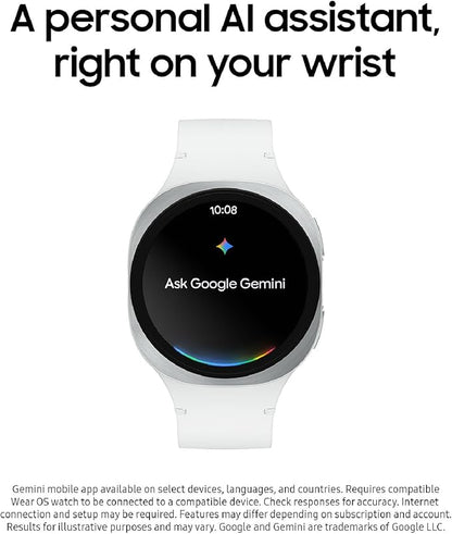 Samsung Galaxy Watch 8 (2025) 44mm LTE Smartwatch, Cushion Design, Fitness Tracker, Sleep Coaching, Running Coach, Energy Score, Heart Rate Tracking, Graphite [US Version, 2 Yr Warranty]