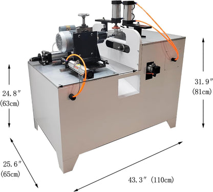 45° Corner Cutting And Punching Machine 220V 5-40mm Drilling Depth with 2 Spindles 8-inch Alloy Saw Blade Woodworking Drilling Tool for Wood Aluminum 1.5KW