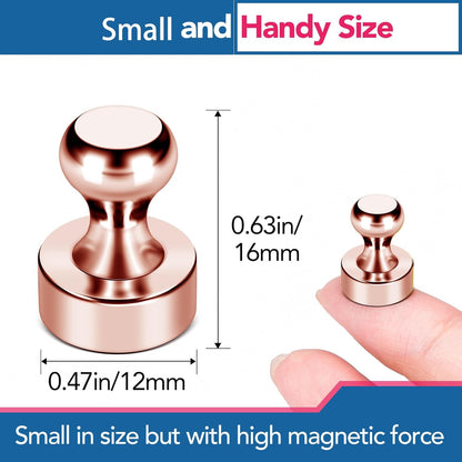 LOVIMAG Fridge Magnets, 18Pcs Cute Magnets for Refrigerator Strong Fridge for Whiteboard, Small Neodymium for Pink Magnet for Decorative Magnet,Kitchen, Office, School, Map