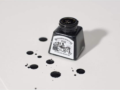 Winsor & Newton Drawing Ink, 14ml Bottle, Burnt Sienna