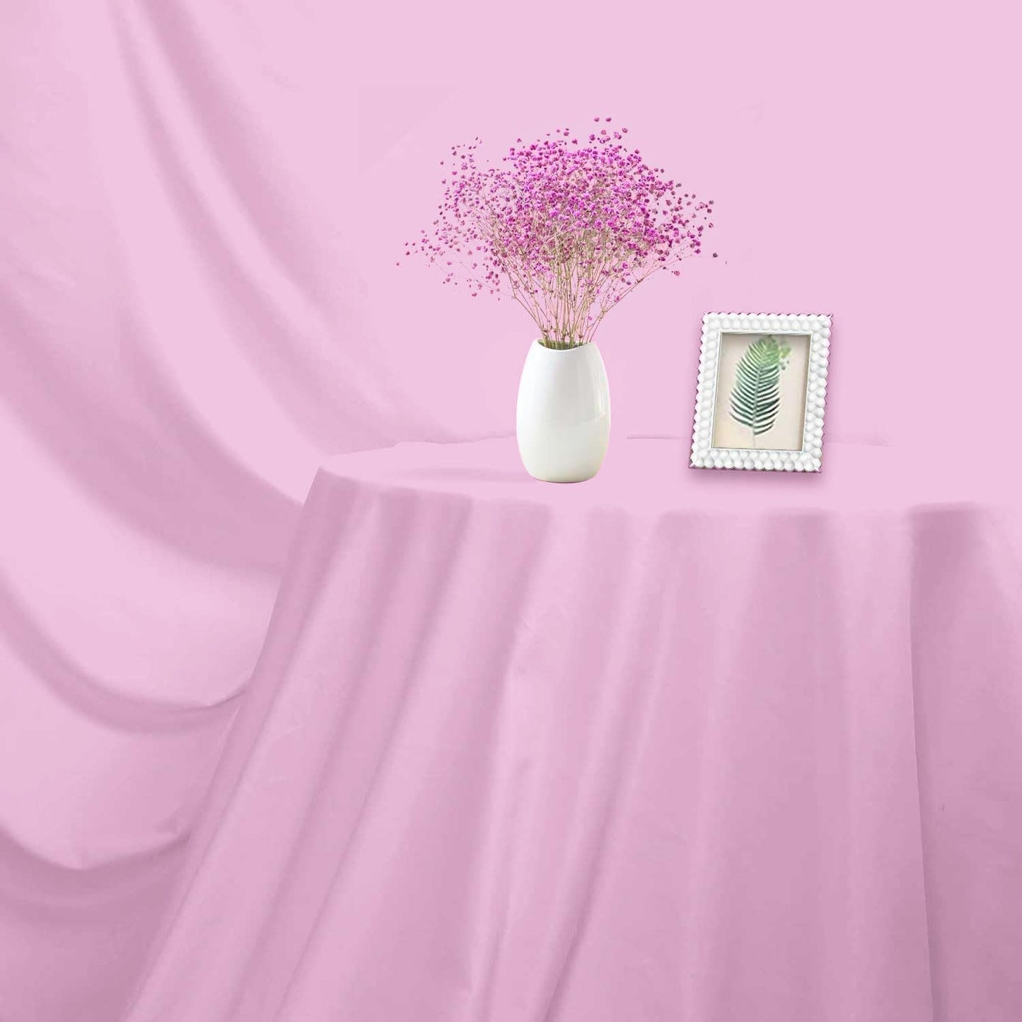 Pink Photo Backdrop for Photoshoot Pink Background for Photography Photo Backdrop Curtain for Party 5 x 7 FT