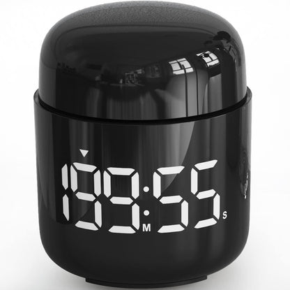Digital Kitchen Timer,Countdown Countup Timer with Large LED Display Volume Adjustment,Timer for Cooking, Classroom Time for Kids and Teachers. (Black)