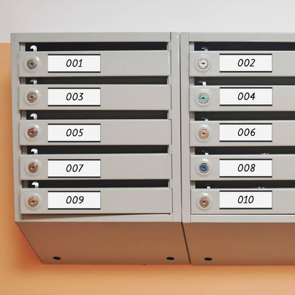 Gueevin 30 Pcs Magnetic C Channel Label Holders 3 x 8 Inch Label Holders Magnet Name Plate with Paper Inserts and Clear Plastic Protectors for File Cabinet Shelf Toolbox Drawer