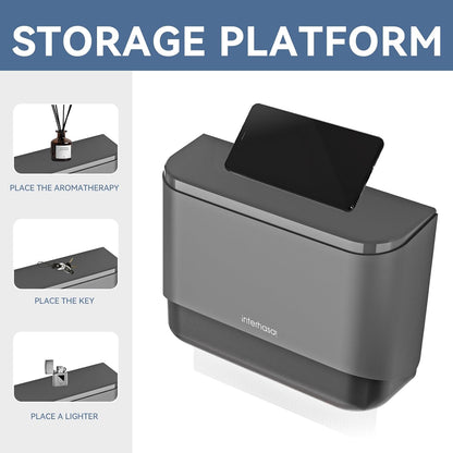 Commercial Paper Towel Dispenser Wall Mount Adhesive Multifold Trifold cFold Folded Paper Hand Towel Dispenser for Bathroom 10.7" L x 3.7" W x 8" H