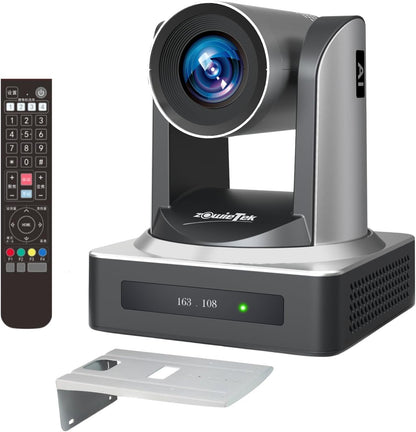 PTZ Camera, AI Auto Tracking 1080P60 PoE, 20X Optical Zoom, 3G-SDI HDMI USB3.0 LAN, Live Streaming for Church Meeting Education Sport Hospital Wedding