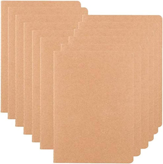 12 Pack Dot Grid Notebook Journals Bulk with Thick Dotted Grid Paper, 60 Pages, 8.3x5.5 inch, A5 Size, Diary Writing Subject Notebooks Planner for Travelers Students Office, Travel Journal Set