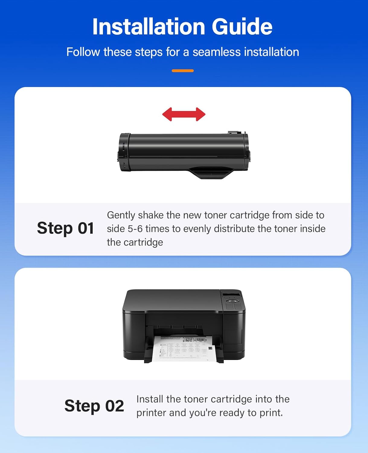 VersaLink B400 B405 106R03582 Black Toner Cartridge 2-Pack Replacement for Xerox 106R03580 106R03584 Toner Compatible with Xerox VersaLink B400 B400N B400DN B405 B405N B405DN Laser Printer Ink Copier