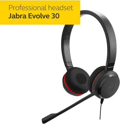 Jabra Evolve 30 II UC Stereo Wired Headset