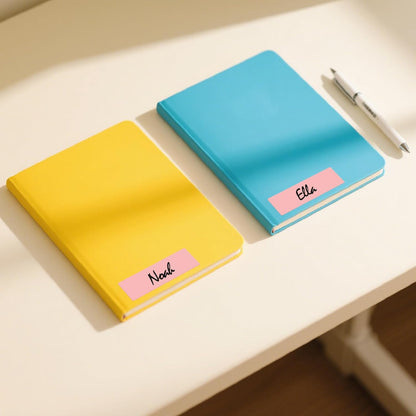 3 × 1 Inches Pink Rectangle Color Coding Labels 1000 PCS, Self-Adhesive Writable Waterproof Vinyl Blank Sticker Roll for Office Home School Business