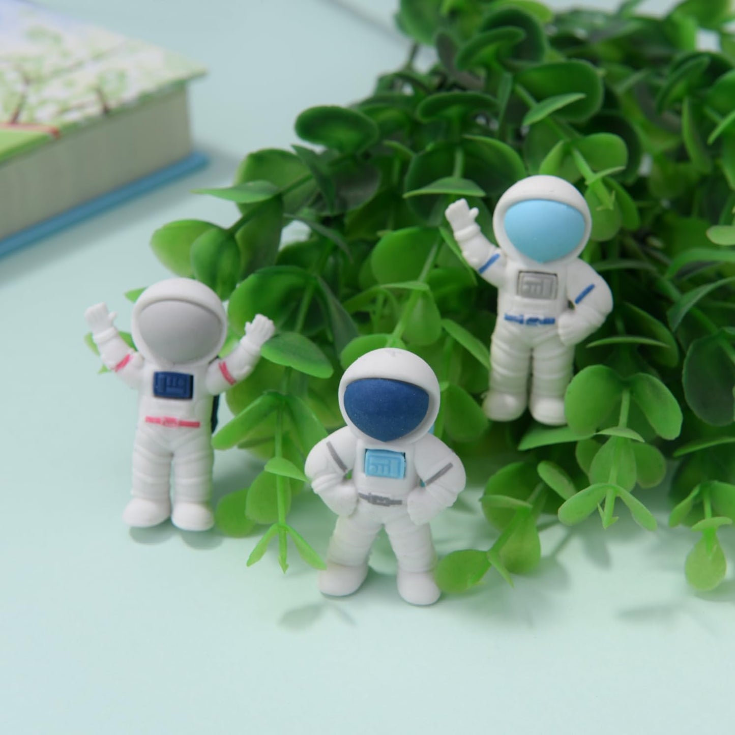 12 Pack 3D Astronaut Erasers for Kids, Boys and Girls - Fun Take Apart School Supplies, Prize Gifts, Party Favors
