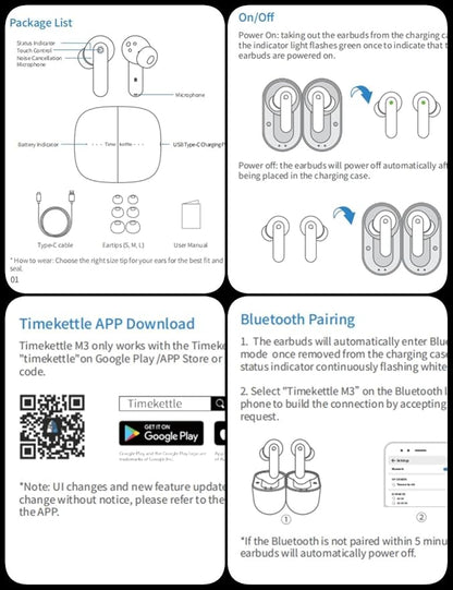 Timekettle W4 Pro AI Interpreter Earbuds, Real-Time Bidirectional Voice Translation,40+ Languages, Video and Call Translation,for Global Business, Compatible with iOS/Android