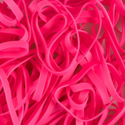 JAM PAPER Durable Rubber Bands - Size 64 - Pink Multi-Purpose Rubberbands - 100/Pack