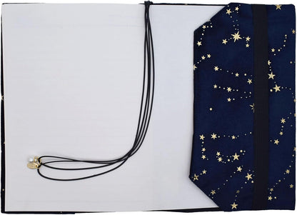 BLBMH A5 Book Covers for Paperbacks Book Cover Fit for 5.5x8.3 inch Adjustable Book Jacket Cover for A5 Diary Books Fabric Softcover Protector for Notebook - Velvet Blue 8.3in