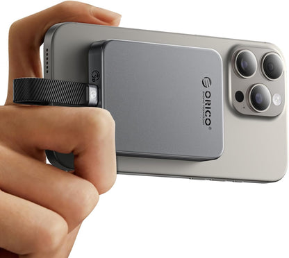 ORICO 512GB Magnetic Portable SSD, Aluminum Alloy, 4K 120 fps ProRes HDR Record and Store, Up to 2000MB/s, External Solid State Drive, Compatible with iPhone 16 Pro Max, Tablet, Computer - K20