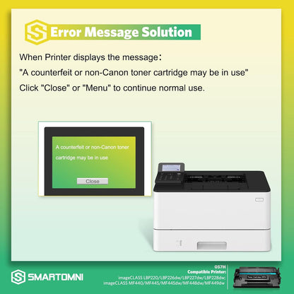 Compatible 057H Toner Cartridge Replacement for Canon 057H 057 CRG-057 Cartridge Compatible with Canon ImageCLASS MF440 MF445dw MF448dw MF449dw LBP220 LBP226dw LBP227dw LBP228dw Printer