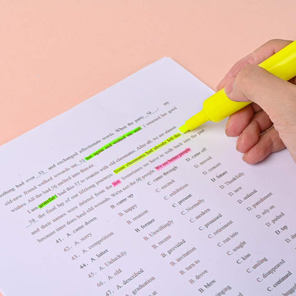 Dabo & Shobo Highlighters Set of 48,Colored Markers And Beautiful Combination Set Liquid Ink Fast Drying And Not Easy To Fade Are Suitable For Classroom, Office And Shop Short Style