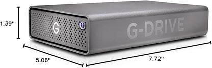 SanDisk Professional 12TB G-DRIVE Enterprise-Class Desktop Hard Drive HDD, Ultrastar Drive Inside, USB-C (5Gbps), USB 3.2 Gen 1 - SDPH91G-012T-NBAAD